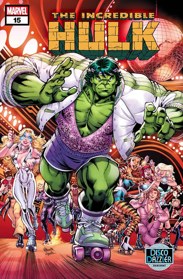 Cover image for INCREDIBLE HULK #15 TODD NAUCK DISCO DAZZLER VARIANT