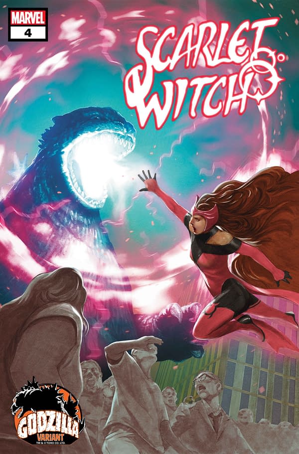 Cover image for SCARLET WITCH #4 MITSUHIRO ARITA GODZILLA VARIANT