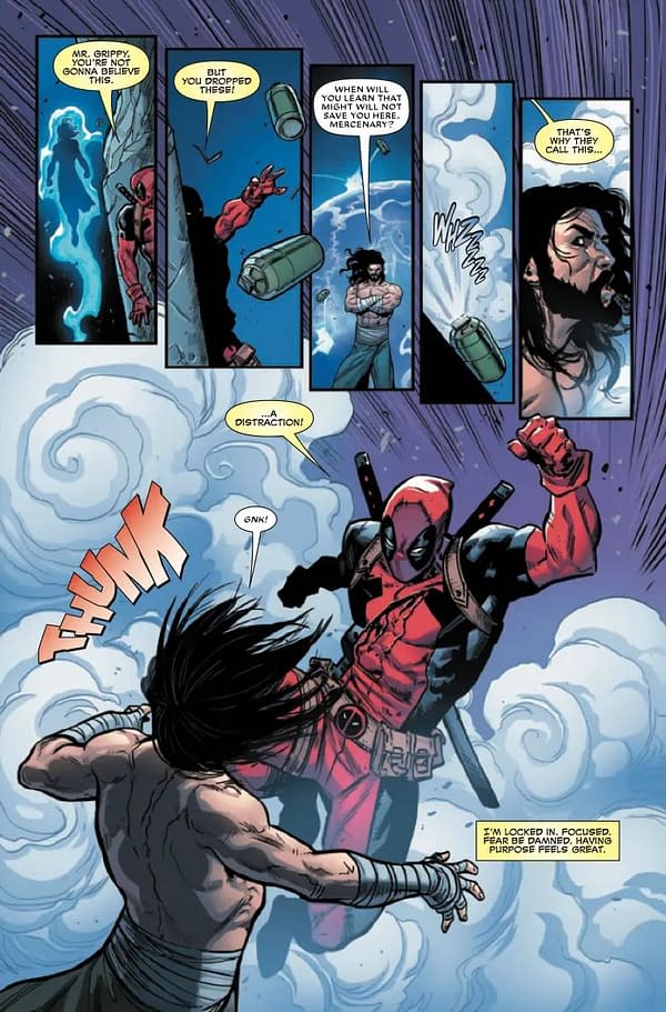 Interior preview page from DEADPOOL #5 TAURIN CLARKE COVER