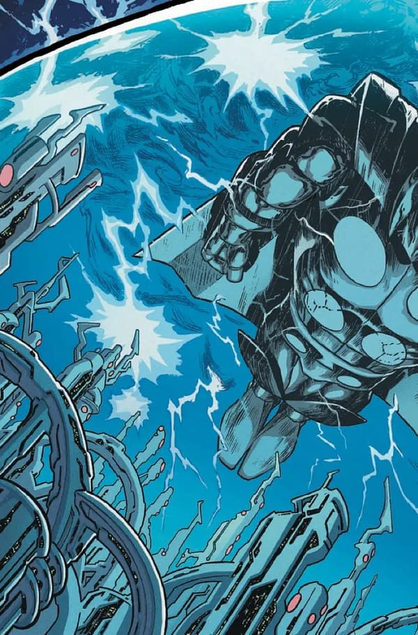 Inside view of GIANT-SIZE THOR #1 BRYAN HITCH COVER