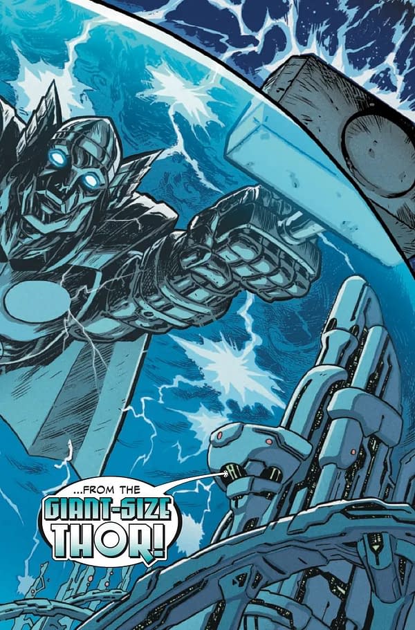 Inside view of GIANT-SIZE THOR #1 BRYAN HITCH COVER