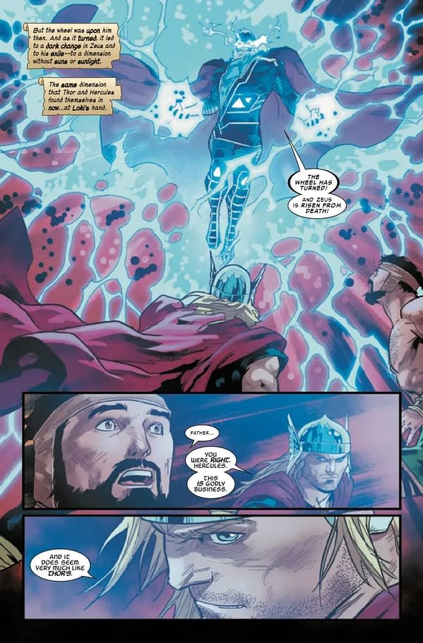 Interior preview page from IMMORTAL THOR #14 ALEX ROSS COVER