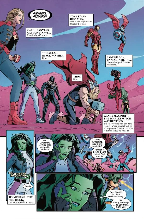 Interior preview page from SENSATIONAL SHE-HULK #10 ANDRES GENOLET COVER