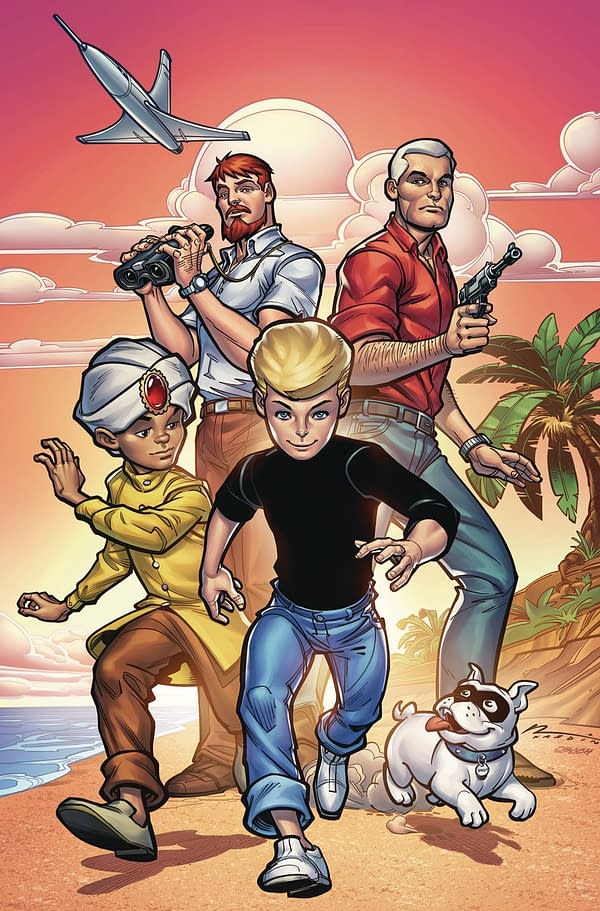 Cover image for JONNY QUEST #1 CVR H HARDIN FOIL VIRGIN