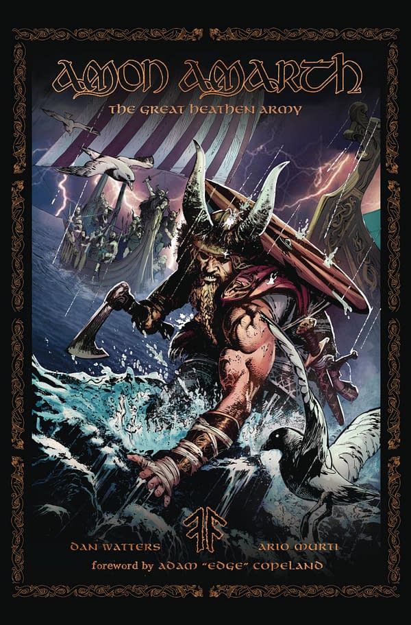 Cover image for AMON AMARTH THE GREAT HEATHEN ARMY INVASION HC (MR)