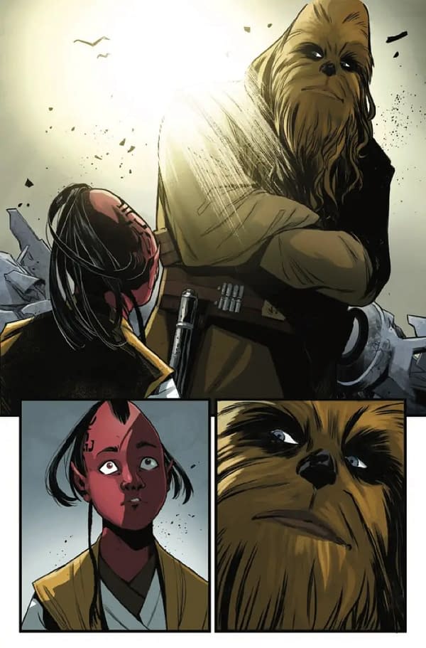 Interior preview page from STAR WARS: THE ACOLYTE KELNACCA #1 PHIL NOTO COVER