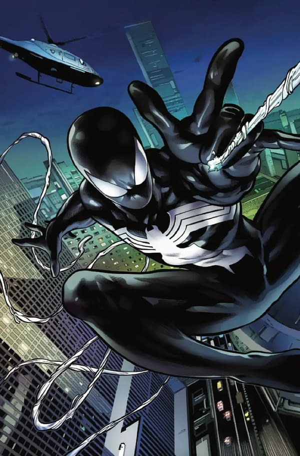 Inside preview page of VENOM WAR: SPIDER-MAN #1 GREG LAND COVER