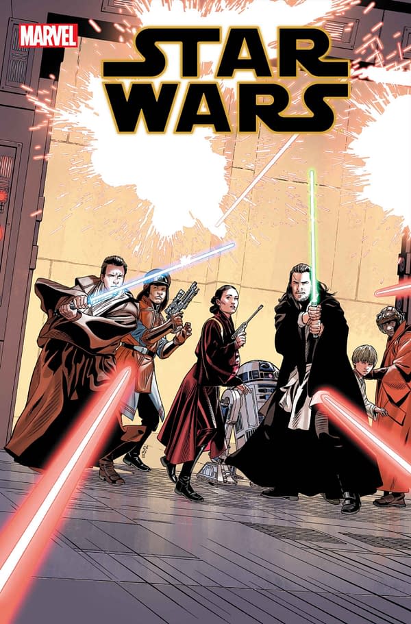 Cover image for STAR WARS #50 CHRIS SPROUSE THE PHANTOM MENACE 25TH ANNIVERSARY VARIANT