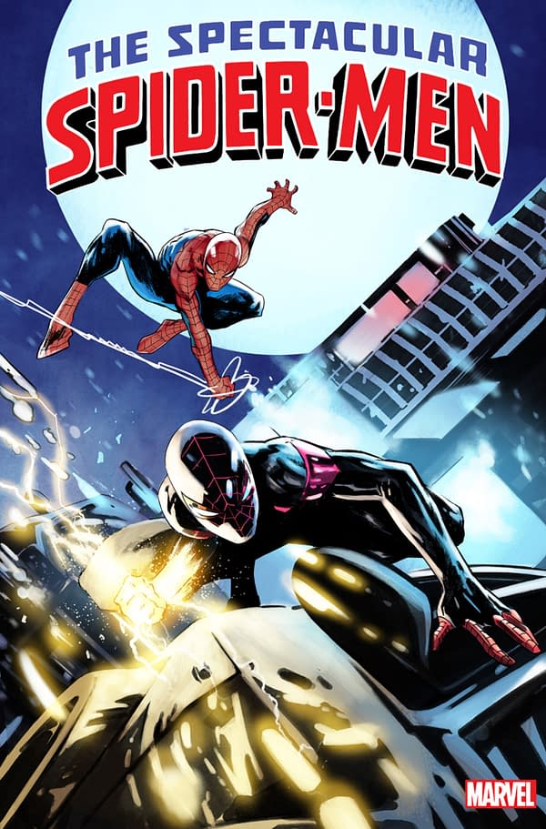 Cover image for THE SPECTACULAR SPIDER-MEN #7 FRANCESCO MANNA VARIANT