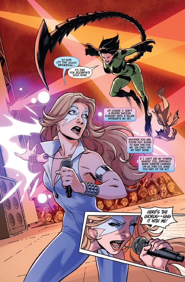 Interior preview page from DAZZLER #1 TERRY DODSON COVER