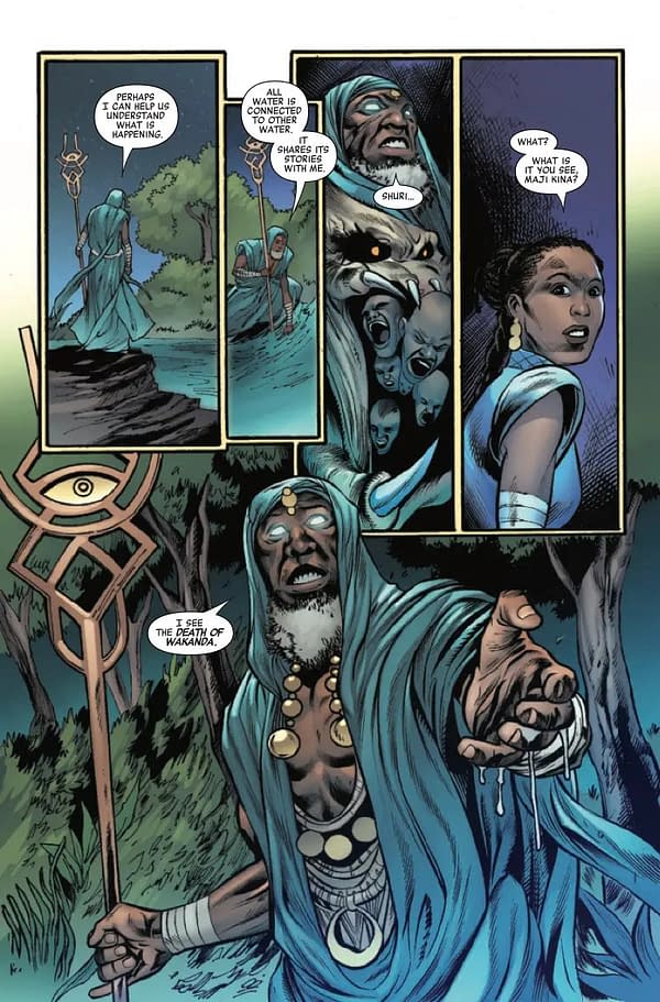 Interior preview page from PREDATOR VS BLACK PANTHER #2 KEN LASHLEY COVER