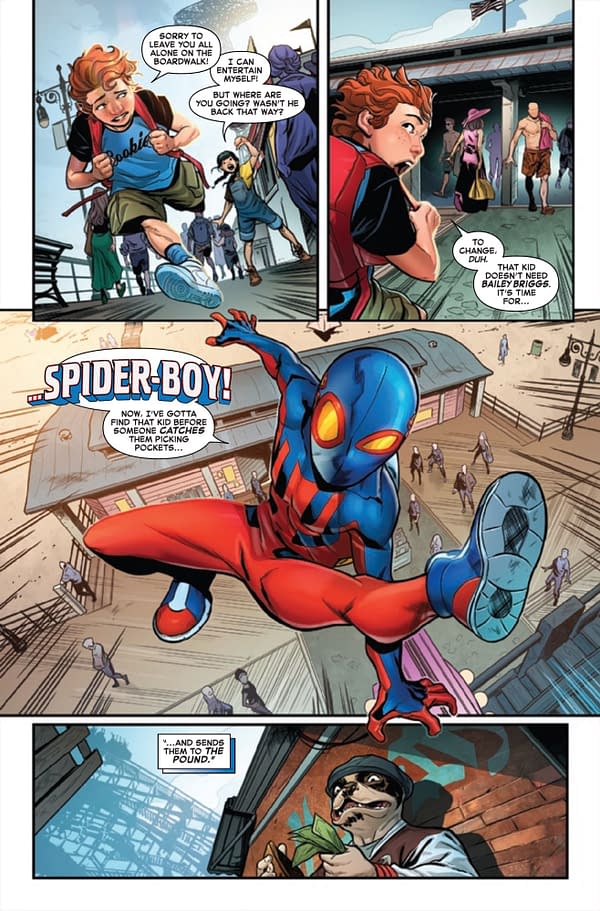 Interior preview page from SPIDER-BOY ANNUAL #1 SALVADOR LARROCA COVER