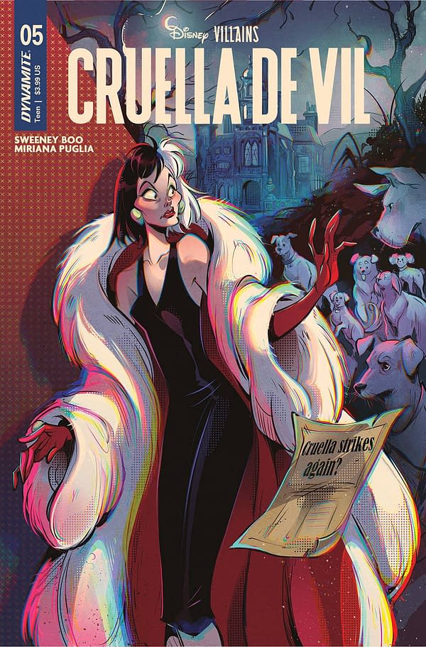 Cover image for DISNEY VILLAINS CRUELLA DE VIL #5 CVR C LUSKY