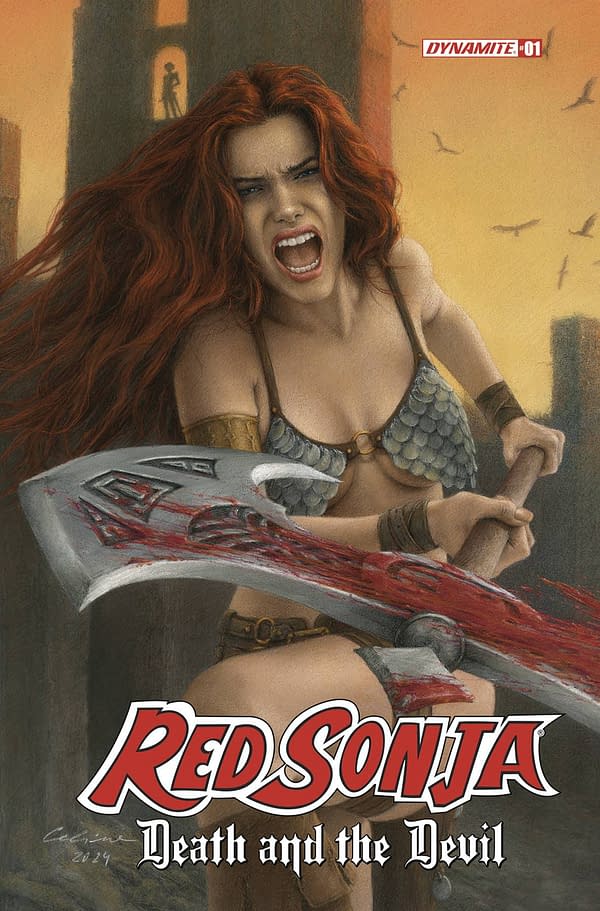 Cover image for RED SONJA DEATH AND THE DEVIL #1 CVR B CELINA