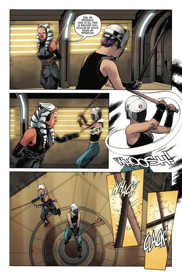 Interior preview page from STAR WARS: ASHOKA #3 PHIL NOTO COVER