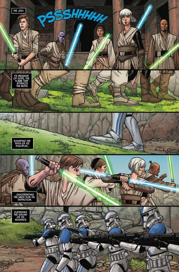 Interior preview page from STAR WARS: INQUISITORS #4 NICK BRADSHAW COVER