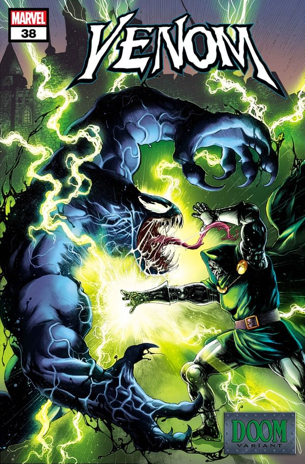 Cover image for VENOM #38 CARLOS MAGNO DOOM VARIANT [VW]