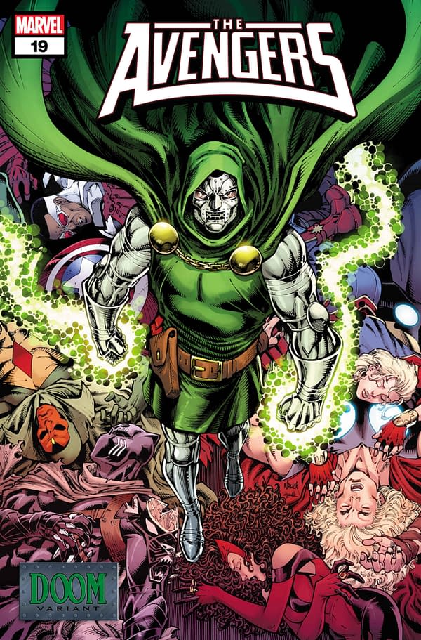 Cover image for AVENGERS #19 TODD NAUCK DOOM VARIANT