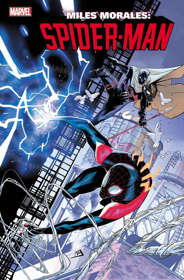 Cover image for MILES MORALES: SPIDER-MAN #25 FEDERICO VICENTINI COVER