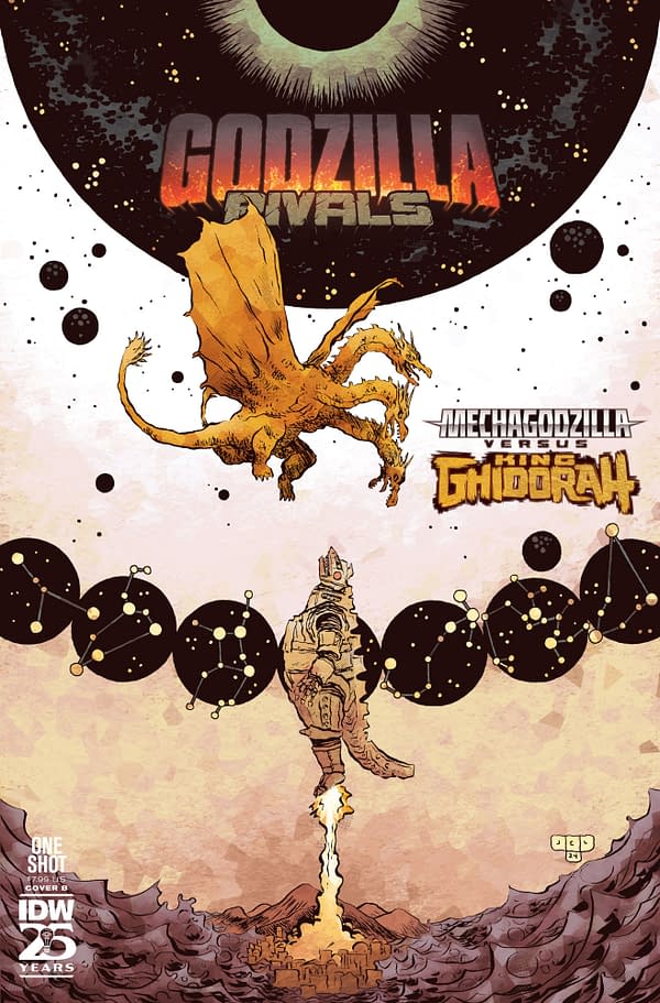 Cover image for Godzilla Rivals: Mechagodzilla Vs. King Ghidorah Variant B (Lonergan)