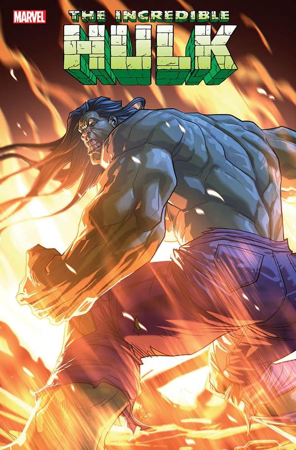 Cover image for INCREDIBLE HULK #19 PETE WOODS VARIANT