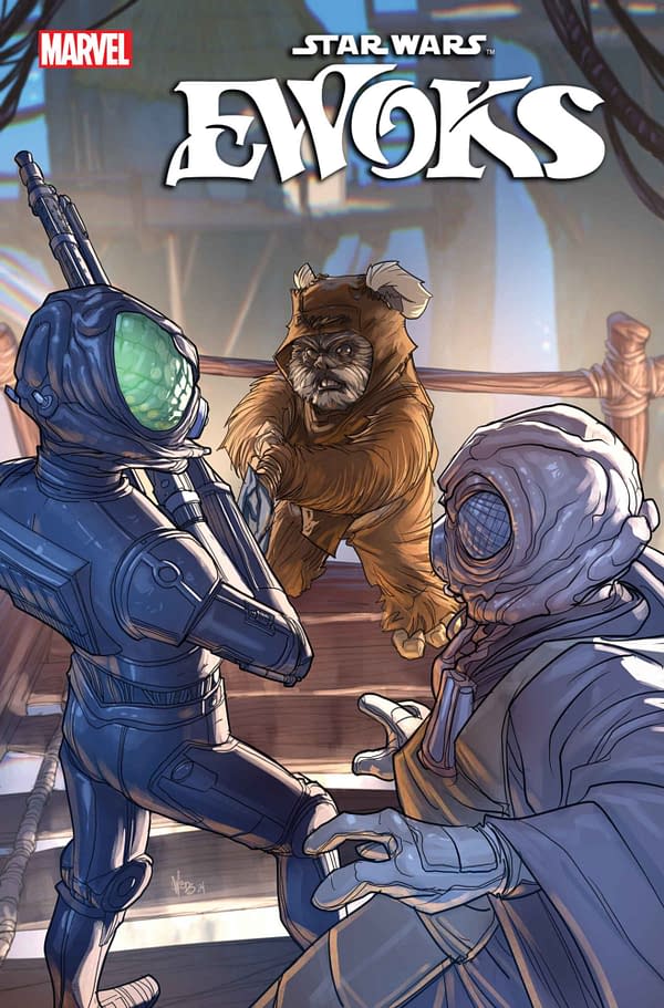 Cover image for STAR WARS: EWOKS #2 PETE WOODS COVER