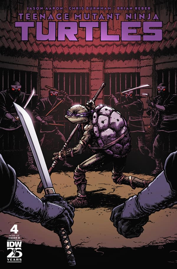 Cover image for Teenage Mutant Ninja Turtles (2024) #4 Variant B (Burnham)