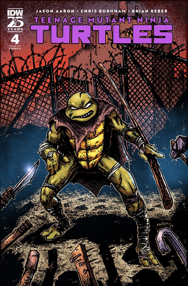 Cover image for Teenage Mutant Ninja Turtles (2024) #4 Variant C (Eastman)