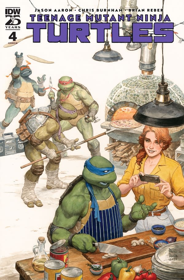 Cover image for Teenage Mutant Ninja Turtles (2024) #4 Variant RI (100) (Rivera)