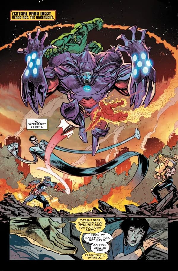 Interior preview page from SENTINELS #2 JUSTIN MASON COVER