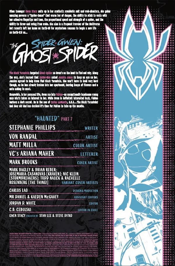 Interior preview page from SPIDER-GWEN: THE GHOST SPIDER #7 MARK BROOKS COVER