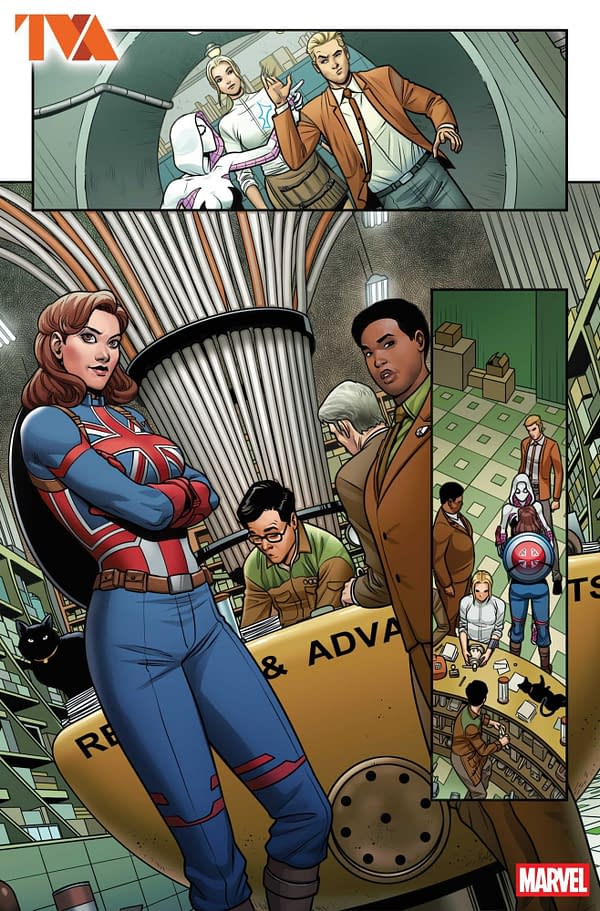 TVA #1 Teams Spider-Gwen Up with Captain Peggy Carter