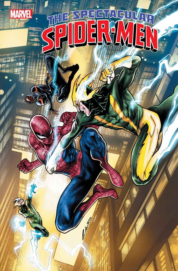 Cover image for SPECTACULAR SPIDER-MEN #10 EMILIO LAISO COVER