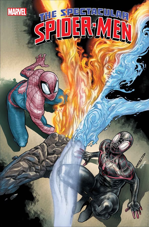 Cover image for SPECTACULAR SPIDER-MEN #11 EMILIO LAISO COVER