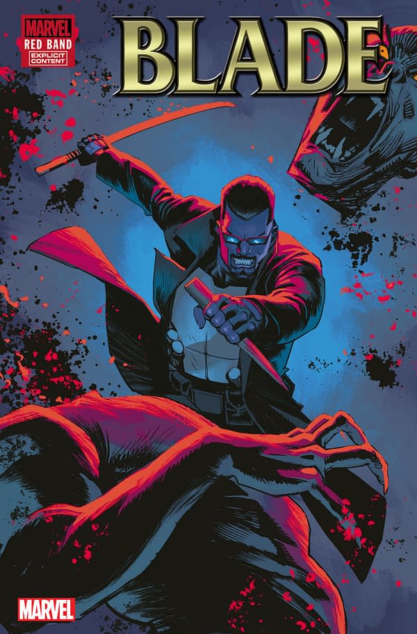 Cover image for BLADE: RED BAND #3 RAFAEL ALBUQUERQUE VARIANT [POLYBAGGED]