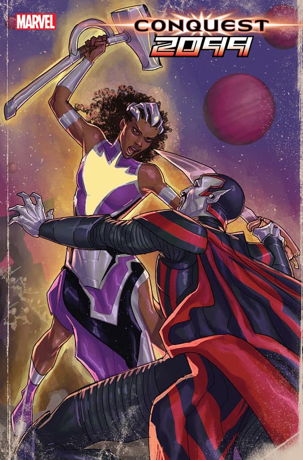 Cover image for CONQUEST 2099 #4 PETE WOODS VARIANT