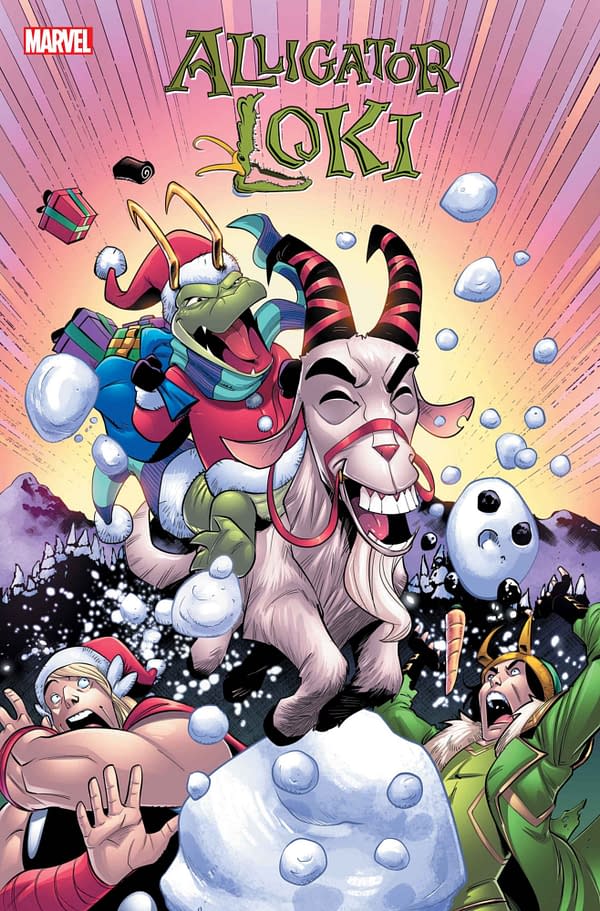 Cover image for ALLIGATOR LOKI: HOLIDAY SPECIAL #1 BOB QUINN COVER