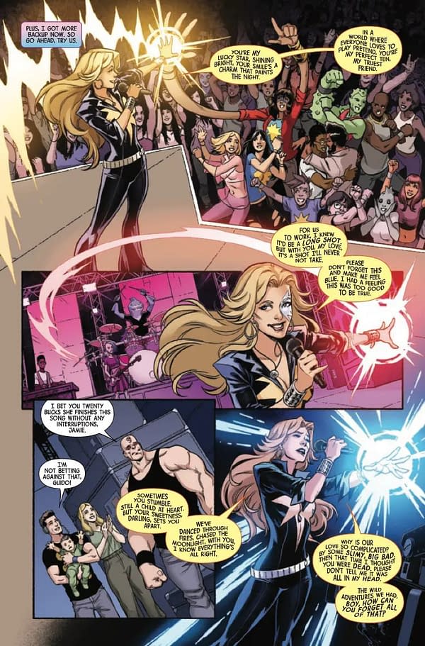 Interior preview page from DAZZLER #4 TERRY DODSON COVER