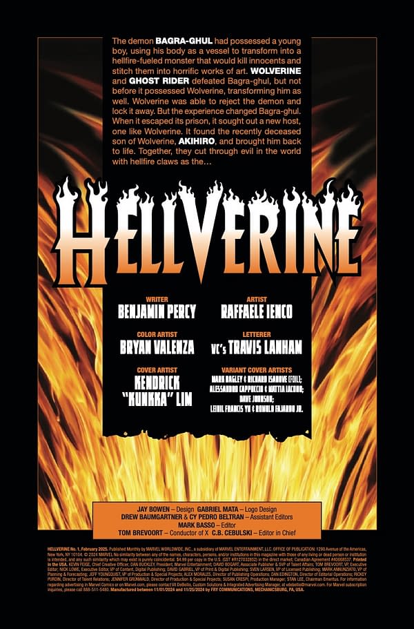 Interior preview page from HELLVERINE #1 KENDRICK "KUNKKA" LIM COVER