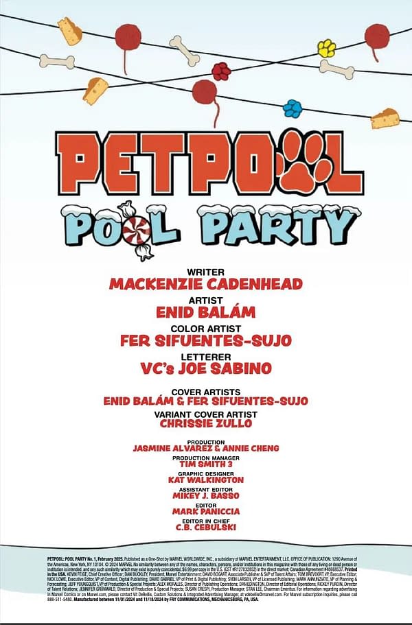 Interior preview page from PETPOOL: POOL PARTY #1 ENID BALAM COVER