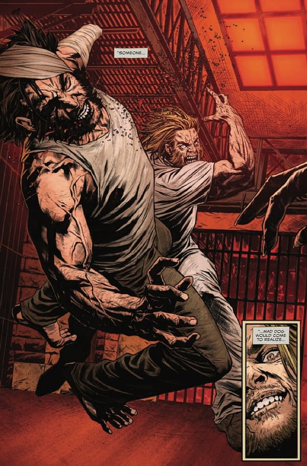 Interior preview page from SABRETOOTH: THE DEAD DON'T TALK #1 ADAM KUBERT COVER