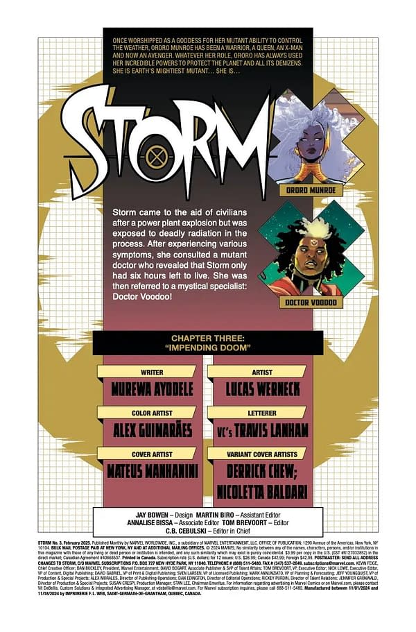 Interior preview page from STORM #3 MATEUS MANHANINI COVER