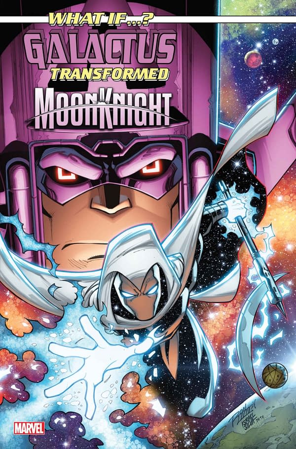 Cover image for WHAT IF GALACTUS TRANSFORMED MOON KNIGHT #1 RON LIM COVER