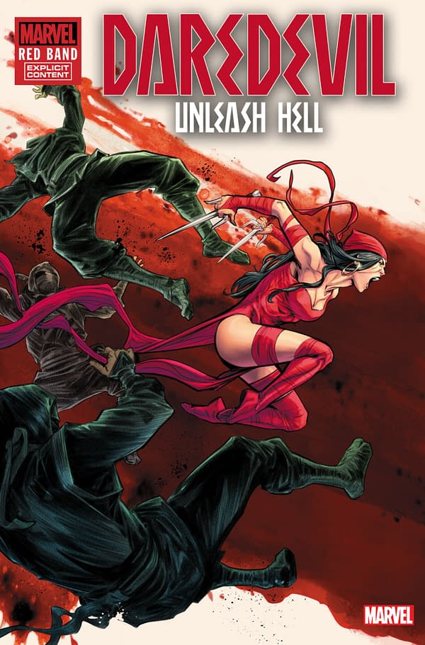 Cover image for DAREDEVIL: UNLEASH HELL - RED BAND #1 JOELLE JONES VARIANT [POLYBAGGED]