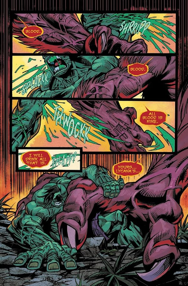 Interior preview page from INCREDIBLE HULK #21 NIC KLEIN COVER