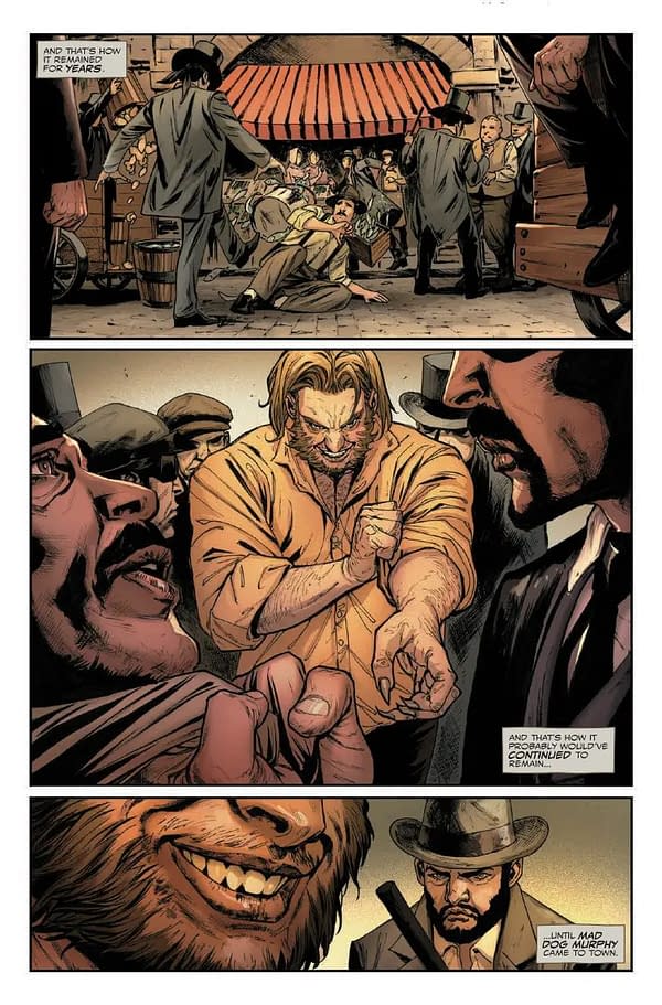 Interior preview page from SABRETOOTH: THE DEAD DON'T TALK #2 TYLER KIRKHAM COVER