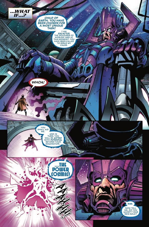 Interior preview page from WHAT IF...? GALACTUS GALACTUS TRANSFORMED GAMBIT #1 RON LIM COVER