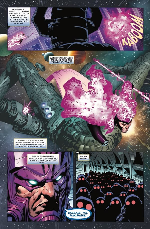 Interior preview page from WHAT IF...? GALACTUS GALACTUS TRANSFORMED GAMBIT #1 RON LIM COVER