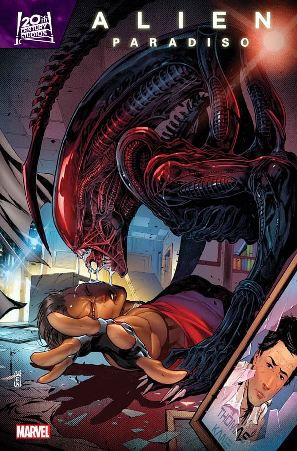 Cover image for ALIEN: PARADISO #3 IBAN COELLO COVER