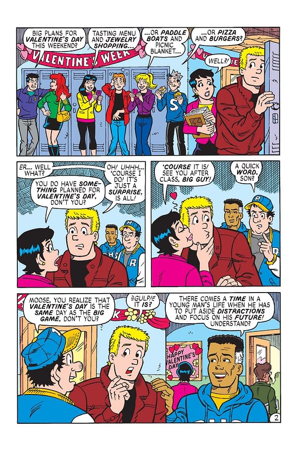 Interior preview page from Archie's Valentine's Day Spectactular #1